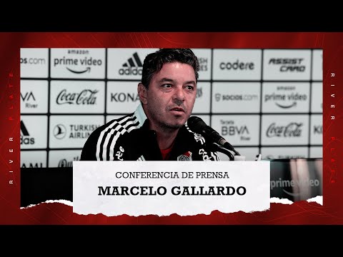  Marcelo Gallardo en conferencia de prensa (25/2/2022)