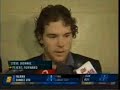 Steve Downie crushes Dean McAmmond Steve Downie crushes Dean McAmmond