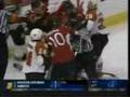 Steve Downie crushes Dean McAmmond