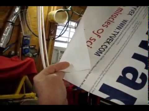 how to apply tyvek homewrap