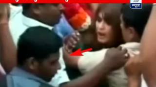 Watch Sunanda Pushkar slap a man at the airport
