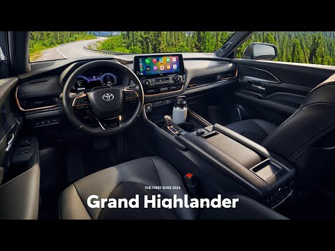 2024 Toyota Grand Highlander INTERIOR – Luxurious, Spacious / Ultimate Family SUV