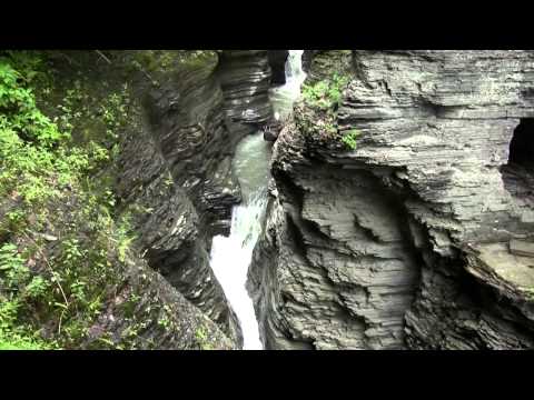 Finger Lakes Park Minute: View from Sentry Bridge, Watkins Glen State Park