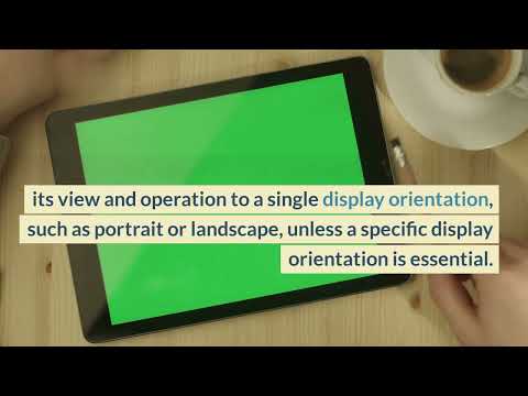 How to implement WCAG 2.1 Success Criteria 1.3.4 Orientation in code with examples