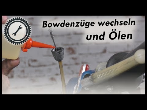 Bowdenzüge wechseln und ölen - Simson Tutorial