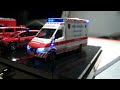 Blue warning light bar scale 1:87
