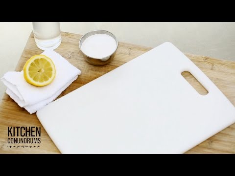 how to whiten plastic cutting board