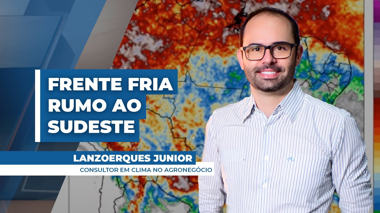 Frente fria segue rumo ao sudeste e sul do país terá novo período de estiagem