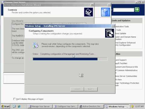 how to rebuild dns server 2003