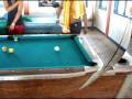 playing pool at Palm Island ARUBA
