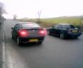 mr2 mk1 drag race start against alfa 146Ti 2.0 16v