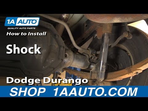 How To Install Replace Rear Shocks Dodge Durango 98-03 1AAuto.com