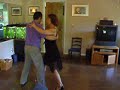 Jana's Argentine tango practice