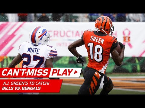 Video: A.J. Green Torches the Defense for Huge TD Catch! | Can't-Miss Play | NFL Wk 5 Highlights
