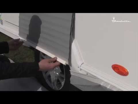 how to fit awning skirt