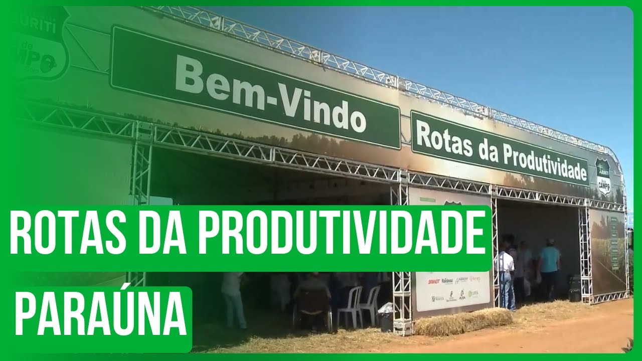 Rotas da Produtividade produtores rurais.