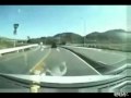 Crazy view of highway head on collision - accident, crash, freeway, head on crash, highway
