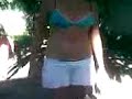 Danza del VIENTRE.Belly Roll.pansita de cynthia en mi casa.flv