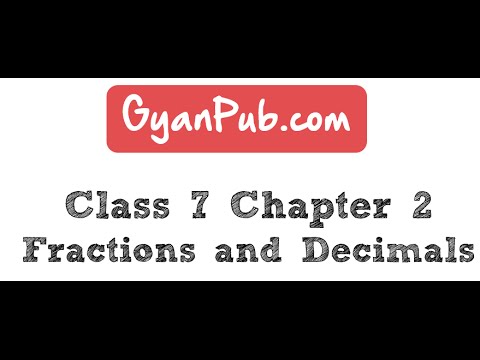 NCERT Solutions for Class 7th Maths Chapter 2 Fractions and Decimals ...