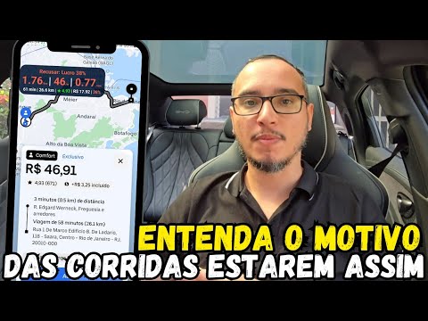 Por que as corridas da UBER/99POP estão PAGANDO POUCO? Entenda como melhorar isso