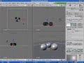 Blender scene creation, materials and exporting