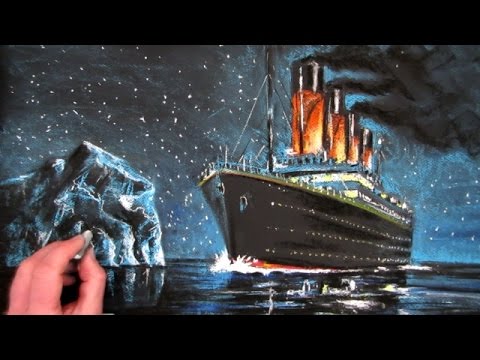 how to draw the rms titanic step by step