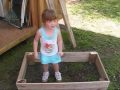 Pallet Recycling - Garlic Raised Bed and Compost Bin