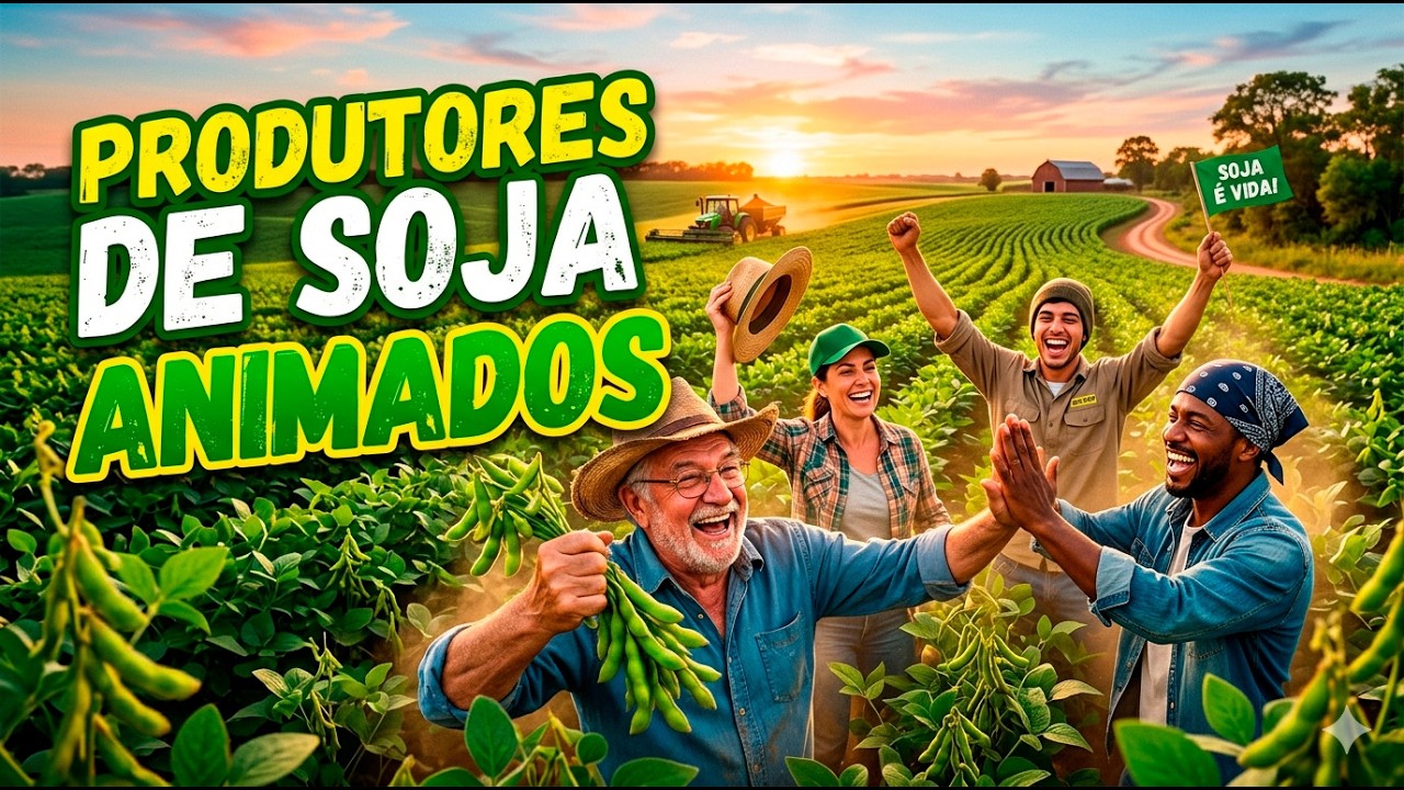 Produtores de soja animados; relatório do USDA indica bons preços.