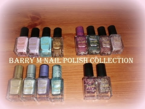 how to apply barry m glitter nail varnish