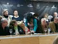 Lucía Etxebarría contesta sobre la mani13e