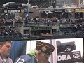 Seahawks vs. Lions -- Raising the 12th Man Flag (LOUD)