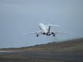 Amazing app/landing Tupolev 154 at lpps