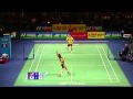 LEE Chong Wei MAS v SHON Wan Ho KOR Game Two MS QF Yonex All England 2010