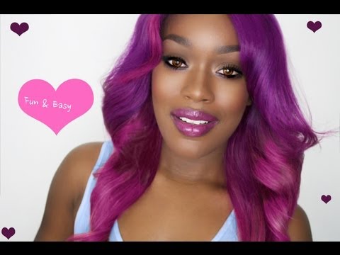 how to make fb pic purple