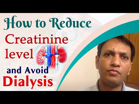 how to control creatinine level in blood