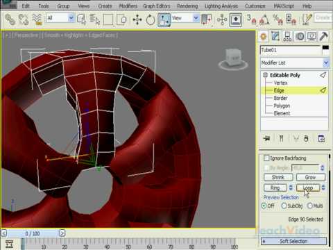 Как сделать ролик в 3ds max