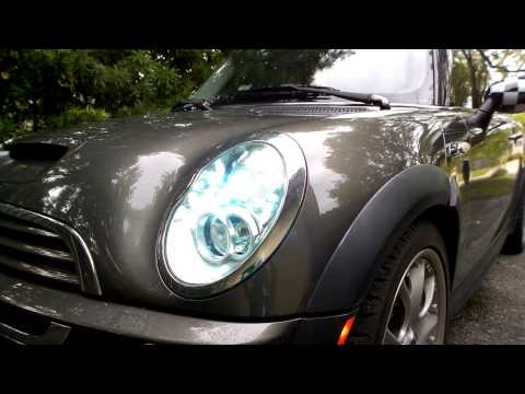 how to adjust mini cooper s'headlights