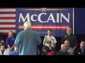 Sen. John McCain meets a medical marijuana patient--Sept. 30