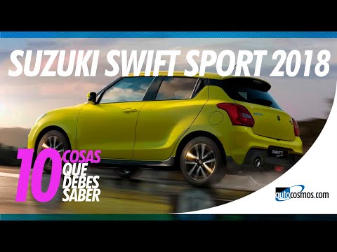 Suzuki Swift Sport 2018 - 10 Cosas que debes saber | Autocosmos de Chile