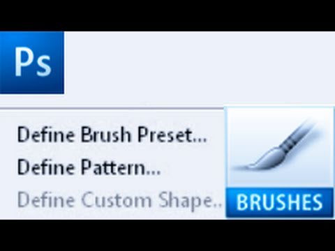 Photoshop Tutorial: create your own brushes and patterns of high-precision