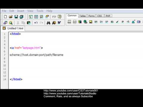 Final HTML EditingProgramming Tutorial -17- URLs