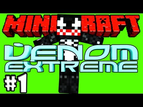 Minecraft: Venom e os Aventureiros - Multiplayer #1 - Construindo o Abrigo