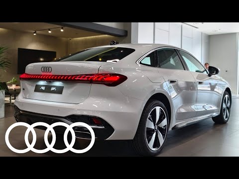 |4K| 2025 Chi tiết All New Audi A5 S Line màu Trắng Arkona (White) - nội thất Đen
