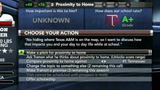 NCAA Football 11 Recruiting Tips