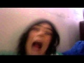 screming girl...