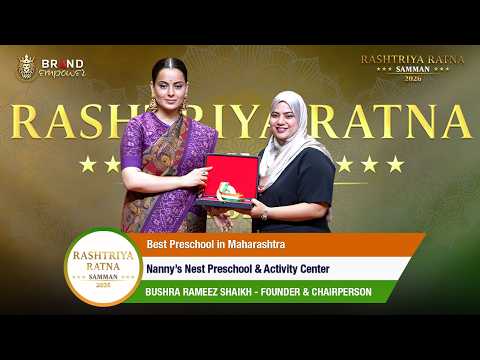 Nanny’s Nest Preschool & Activity Wins Best Preschool in Maharashtra Award at RRS 2026