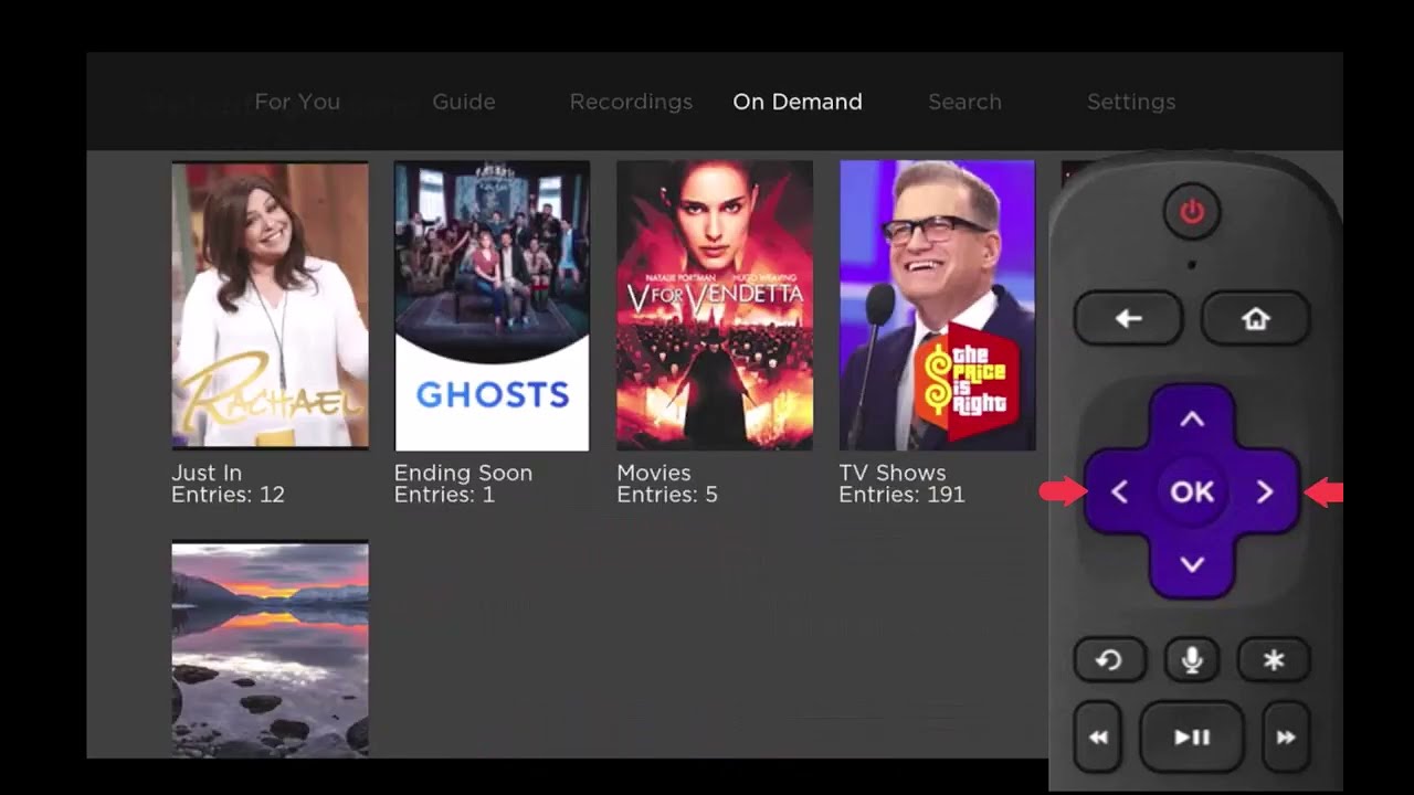 Roku Settings Menu Favorites Add New Device