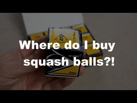 Squash Ball Unboxing - Where To Buy Squash Balls in Canada - (Link in the description)