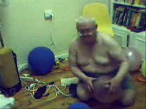 Creepy Old Dude Popping Ballons (Video) YouTube Preview Image