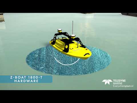 Teledyne Oceanscience Z-Boat 1800T: Trimble Edition for Marine Construction and Dredging Tasks
